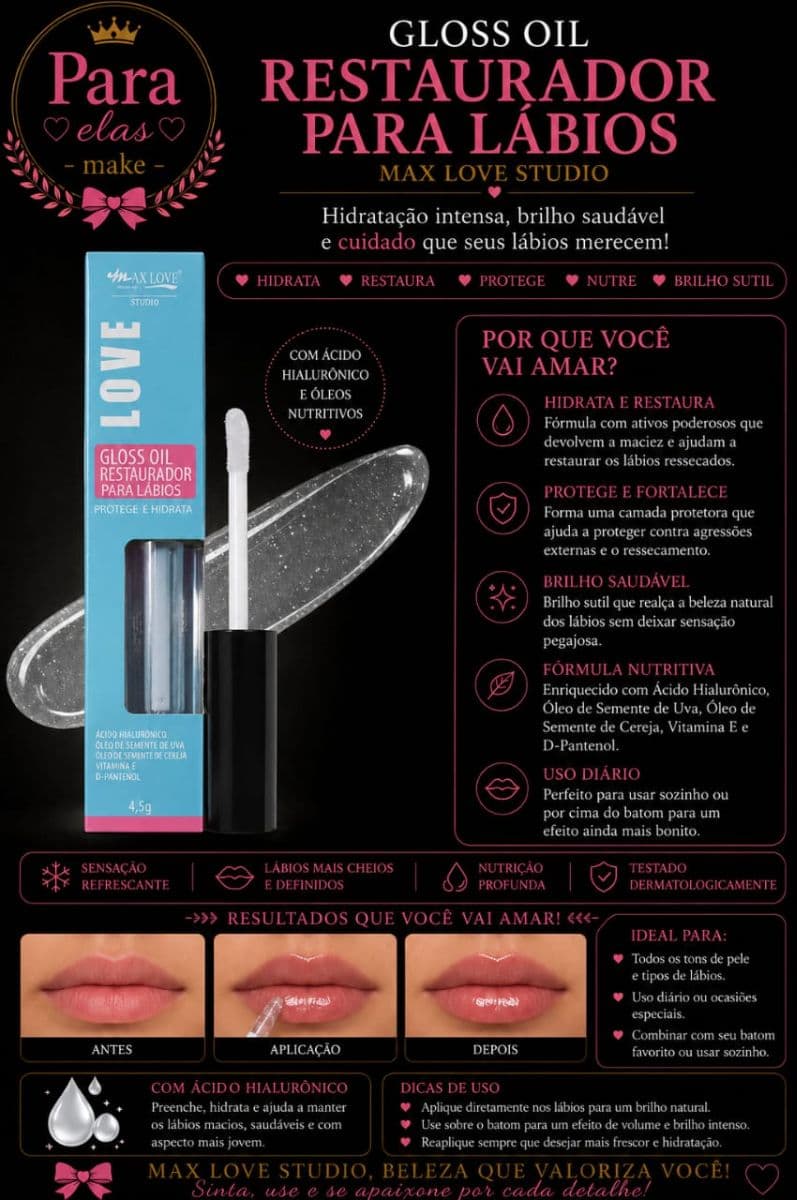 Gloss Oil Restaurador incolor
