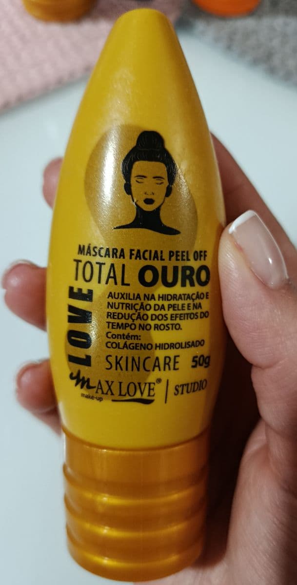 Máscara facial peel off total ouro