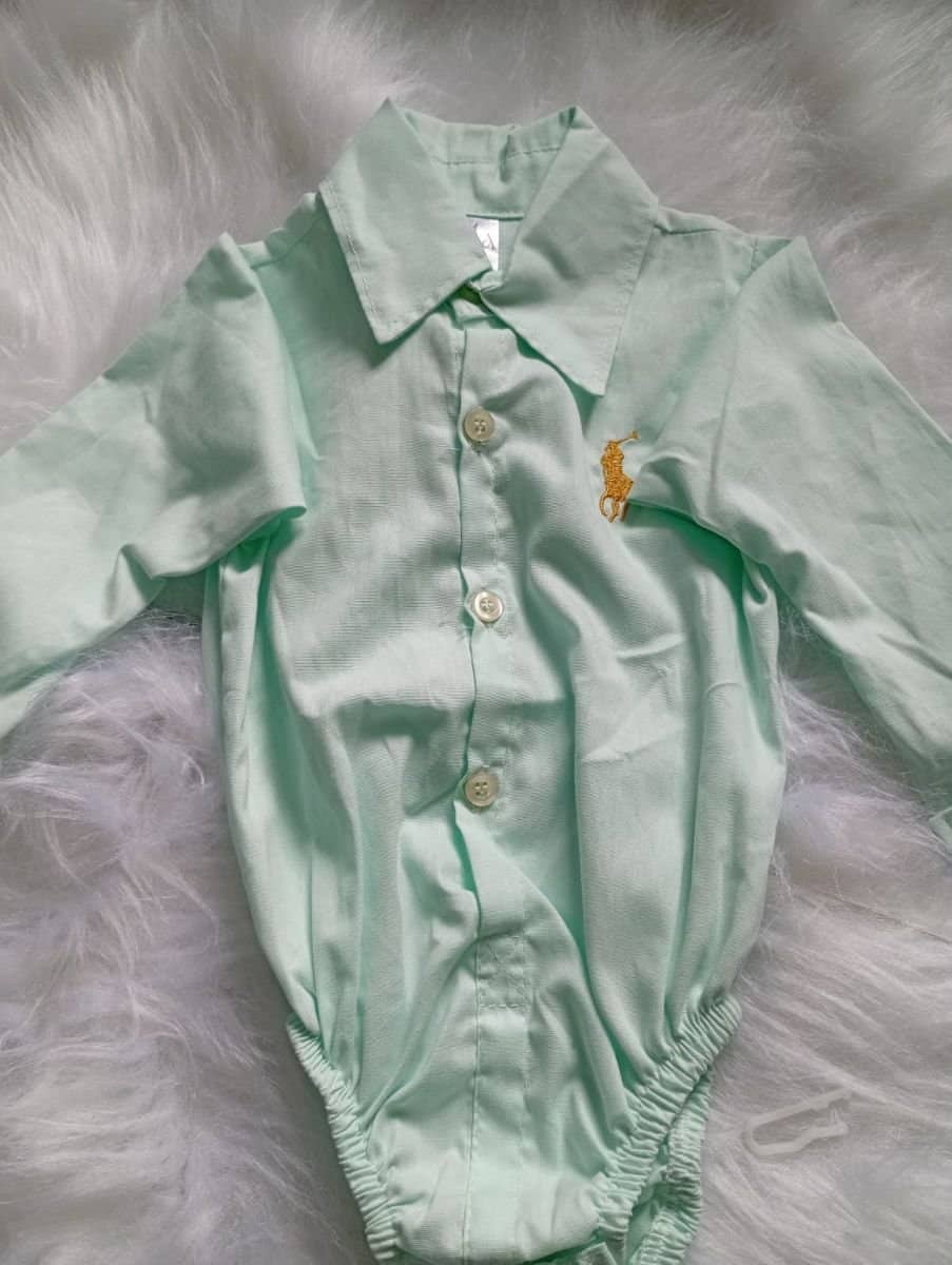 Camisa manga Longa Verde Tamanho M