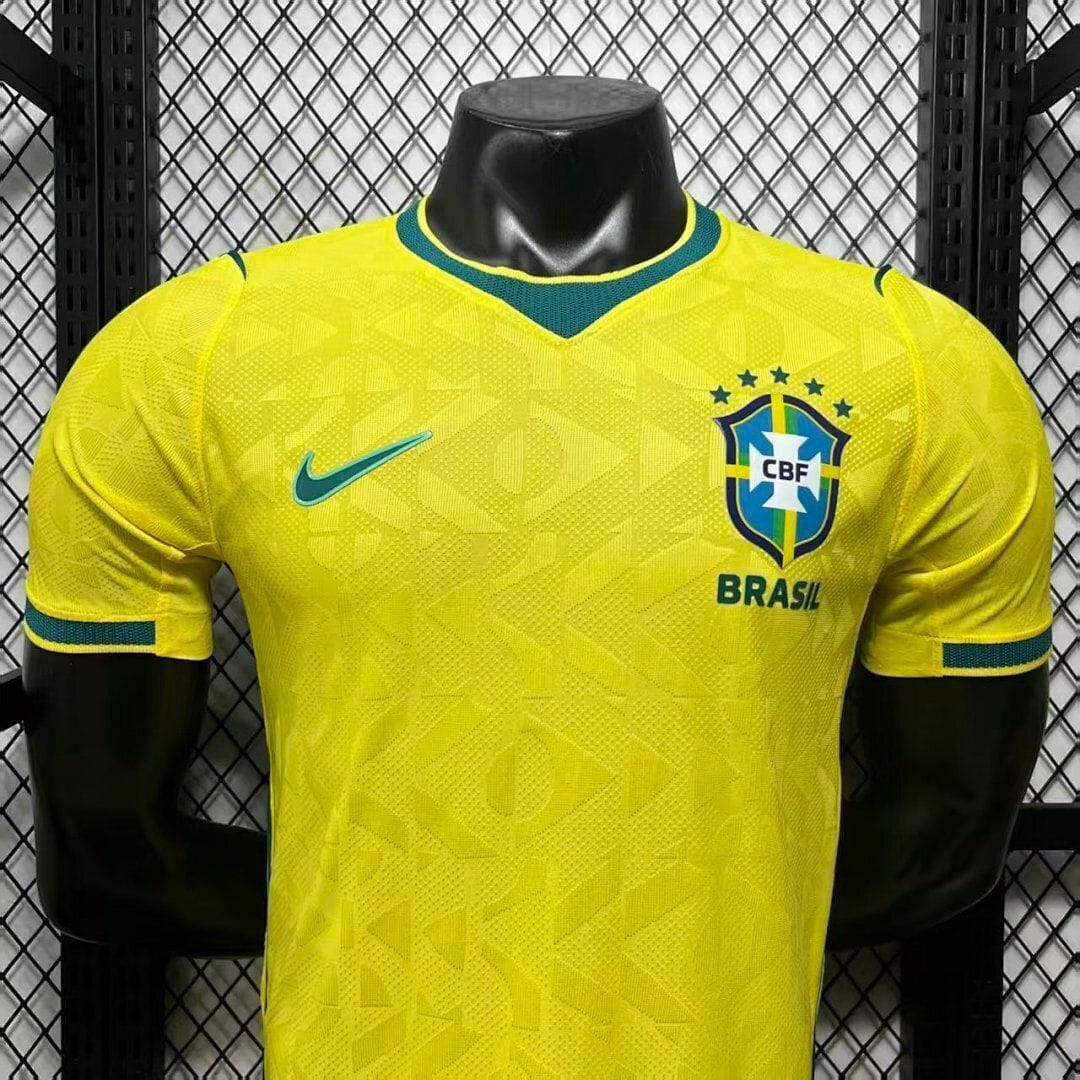 Camisa Brasil malha Tailandesa 1.1 jogador - Foto 3