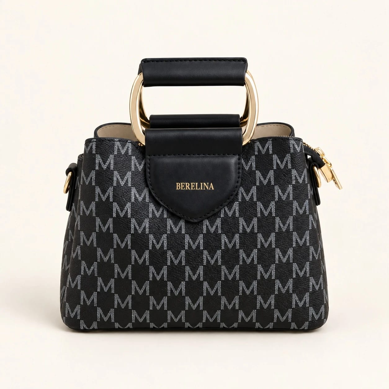 Bolsa Berelina em couro, tamanho P - Foto 1