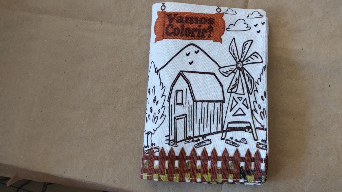 Livro estampado lavável - Foto 1