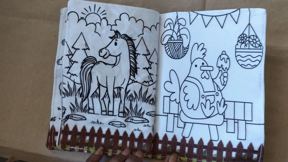 Livro estampado lavável - Foto 4