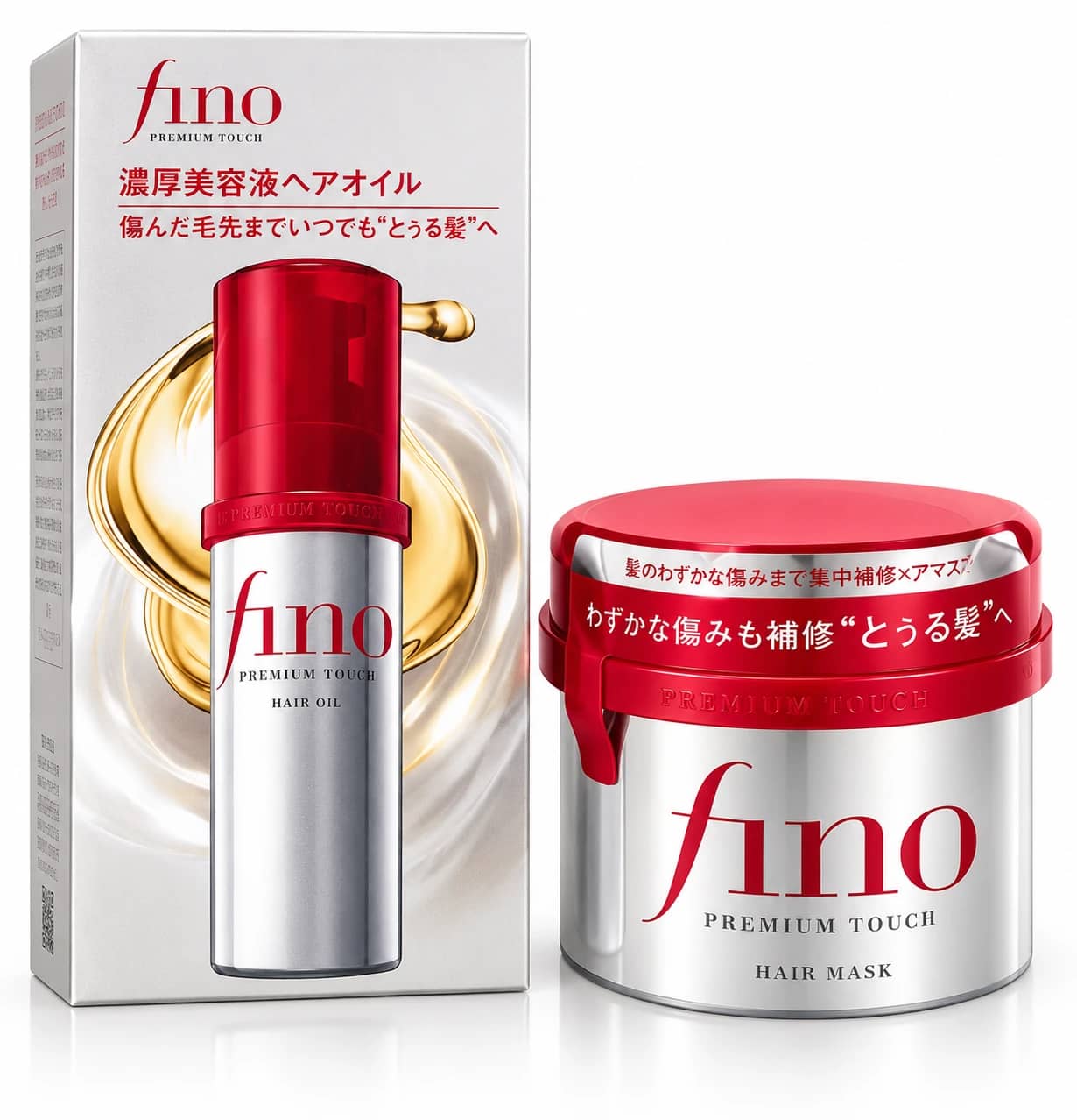 Shiseido Fino Premium Touch - Máscara e Óleo Capilar Reparador