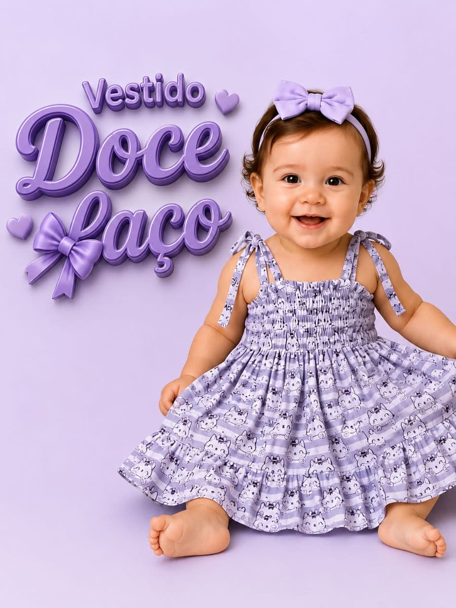VESTIDO DOCE LAÇO