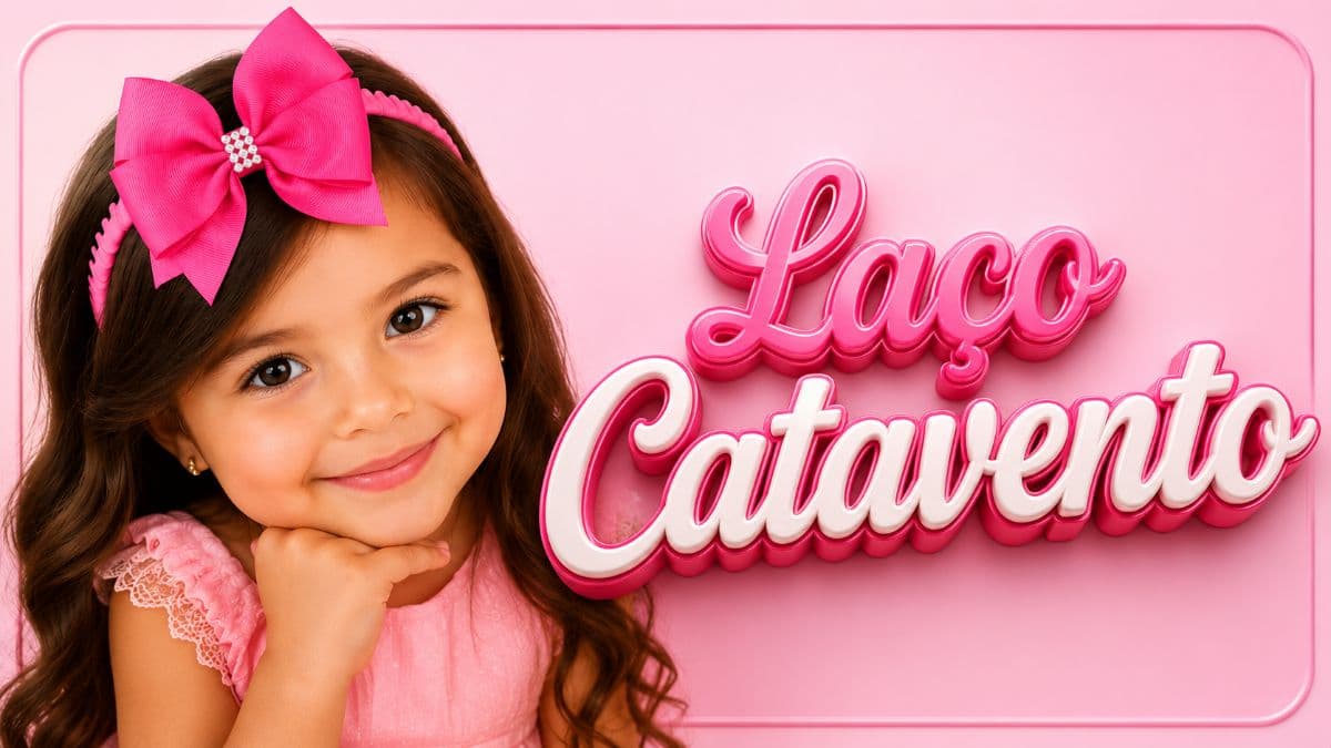 Laço Catavento na Tiara