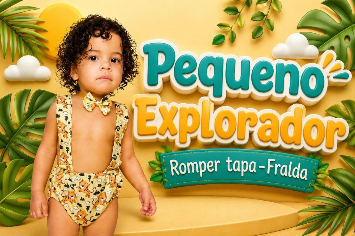 Romper Gravatinha Baby
