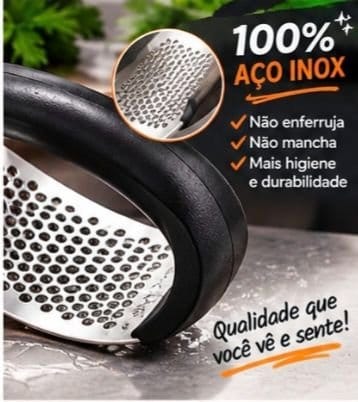 Espremedor de alho Inox - Foto 4