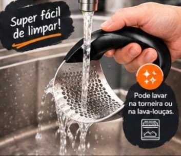 Espremedor de alho Inox - Foto 3