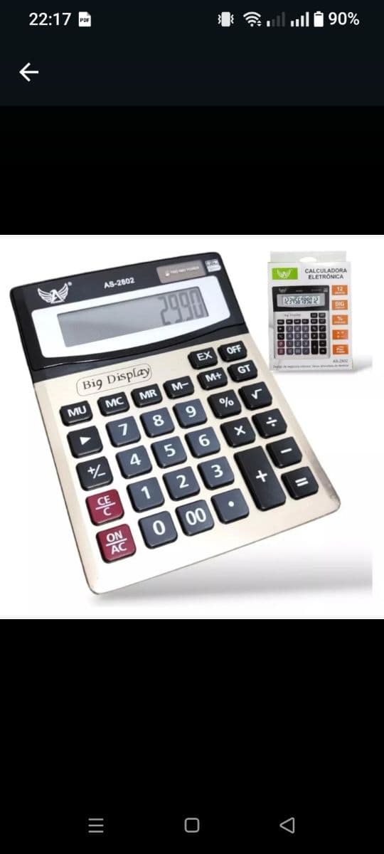 Calculadora eletrônica
