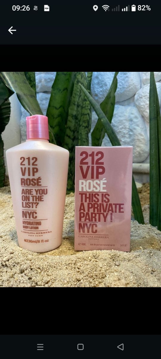 Kit perfume e creme 212 rose - Foto 1