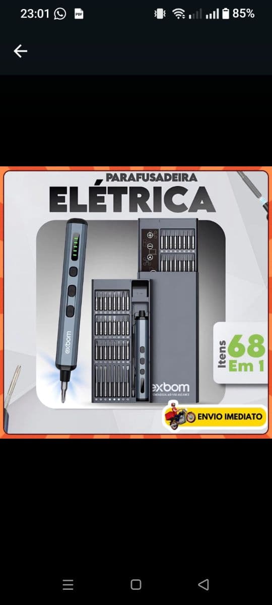 Kit ferramentas 68 eh 1
