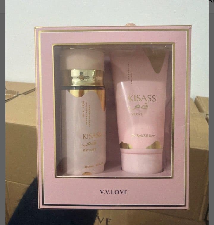 Kit perfume creme v.v. love 75ml