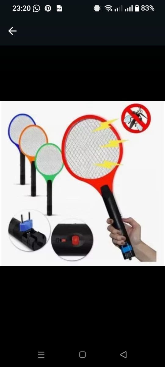Raquete mata mosquito
