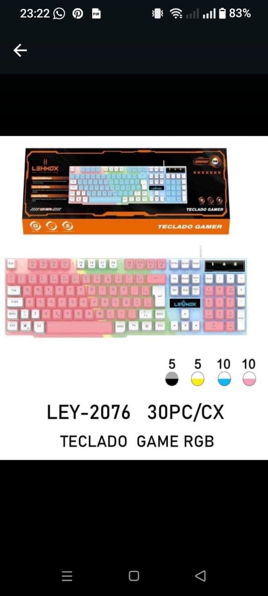 Teclado para computador