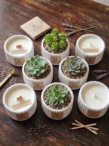 Vasinho em gesso resinado para lembrancinhas 4×7,5, kit com 10 - Foto 1