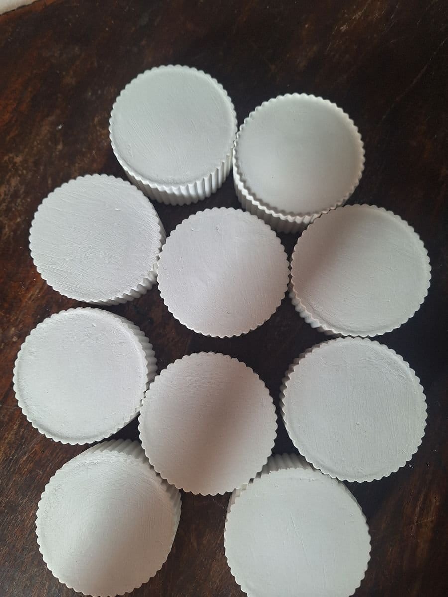 Vasinho em gesso resinado para lembrancinhas 4×7,5, kit com 10 - Foto 6