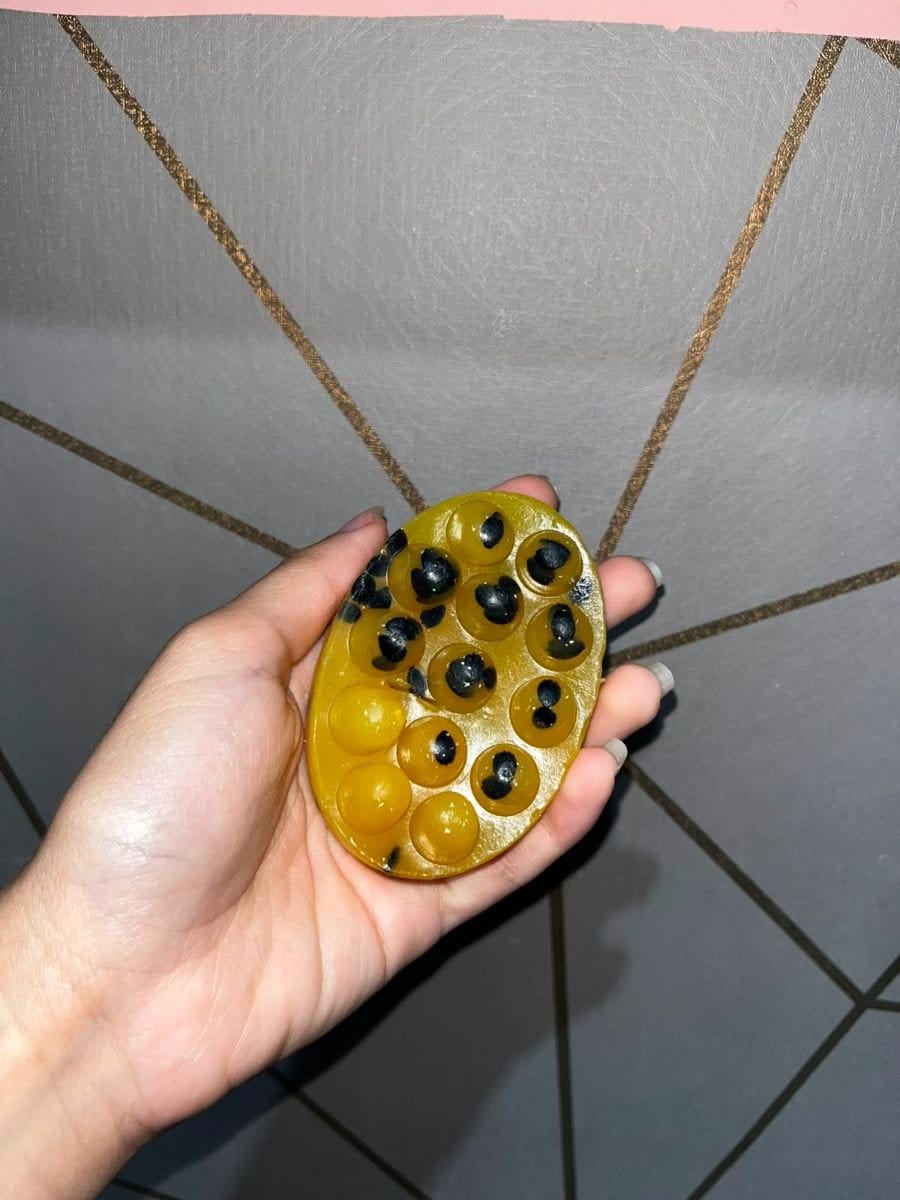 Sabonete massageador artesanal 100g, valor por unidade. - Foto 4