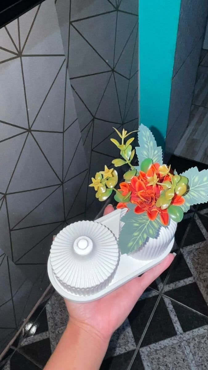Kit decoração em gesso impermeabilzado. - Foto 2