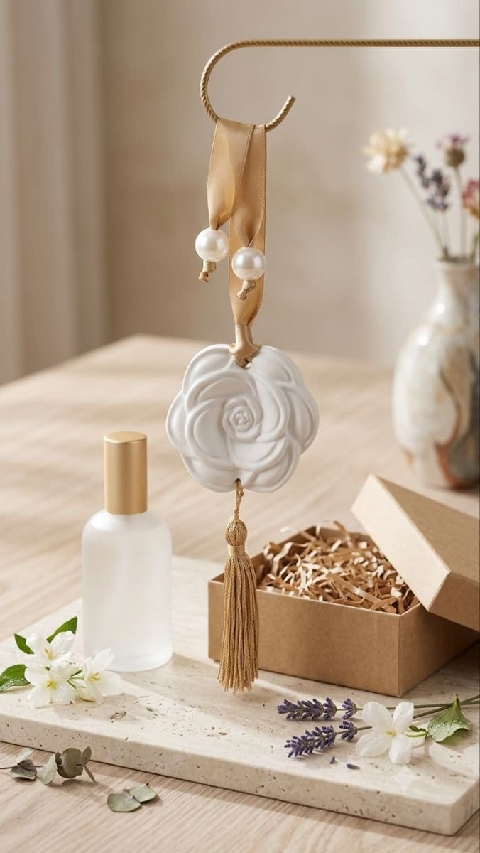 Flor Aromática para Carro e Armário - Linha Citrico - Foto 1