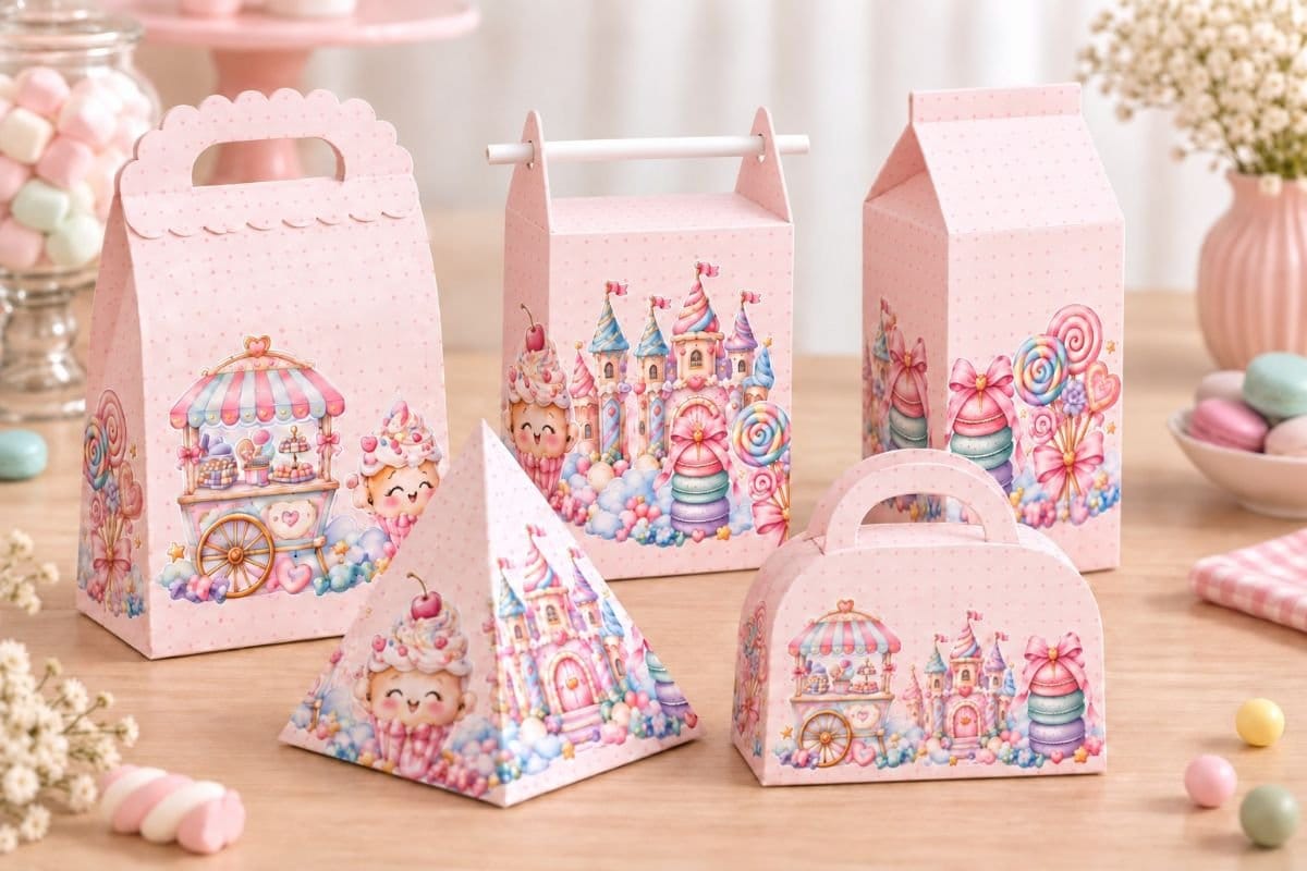 Kit Personalizado Candy Color – 5 Caixinhas - Foto 1