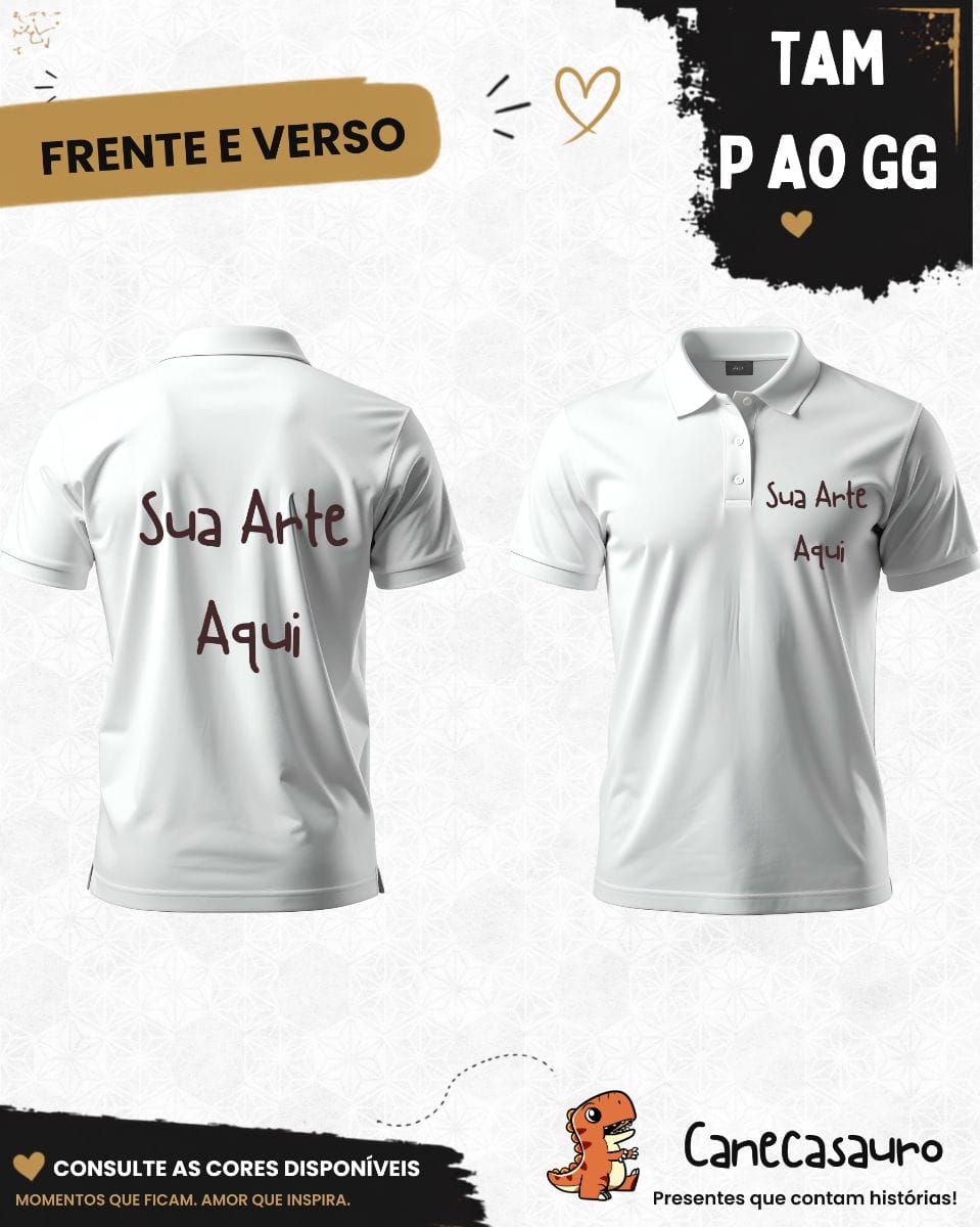 Camiseta polo masculina e faminina - Foto 5