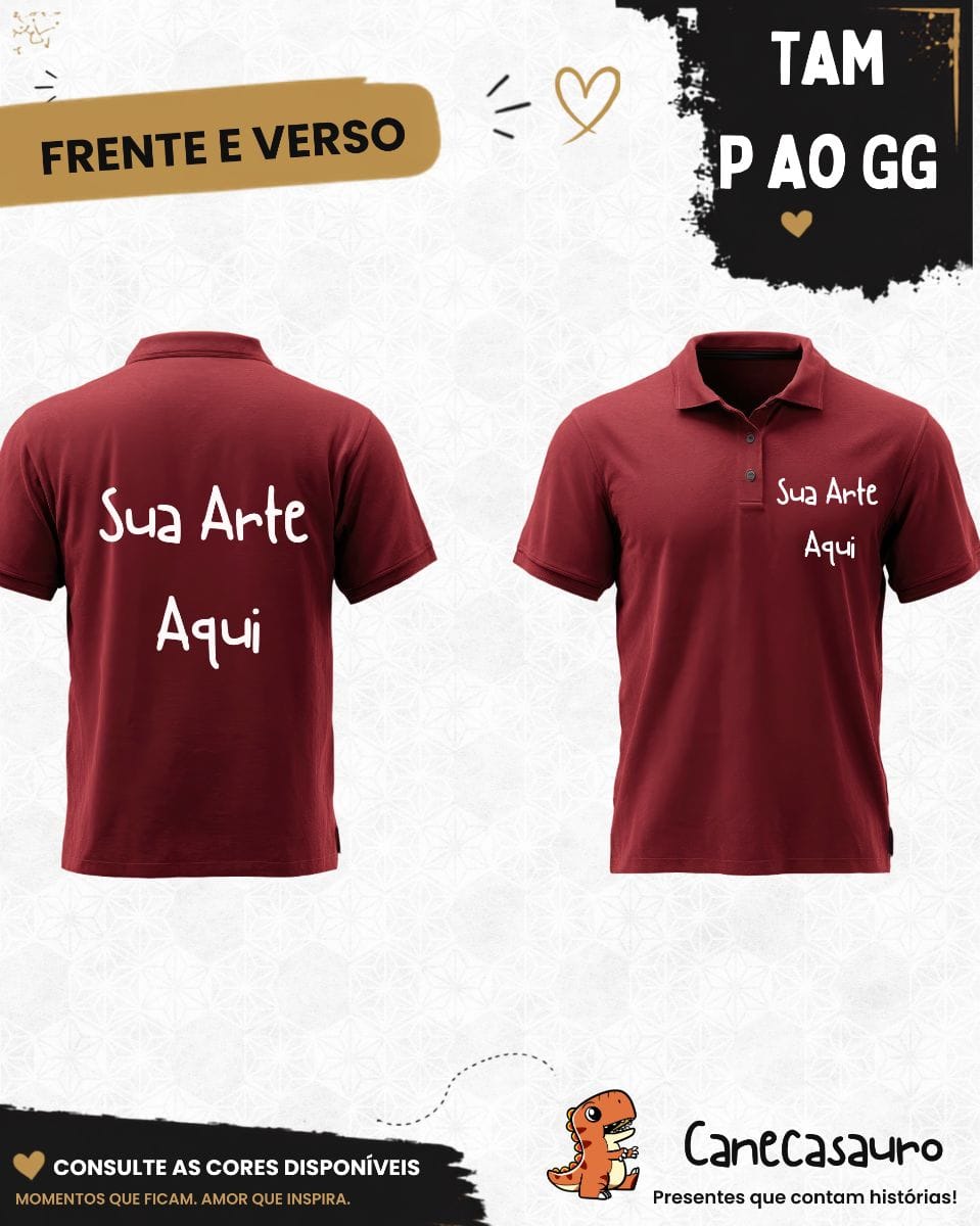 Camiseta polo masculina e faminina - Foto 4