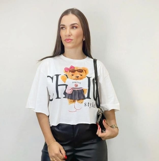 T-shirt cropped - Foto 1