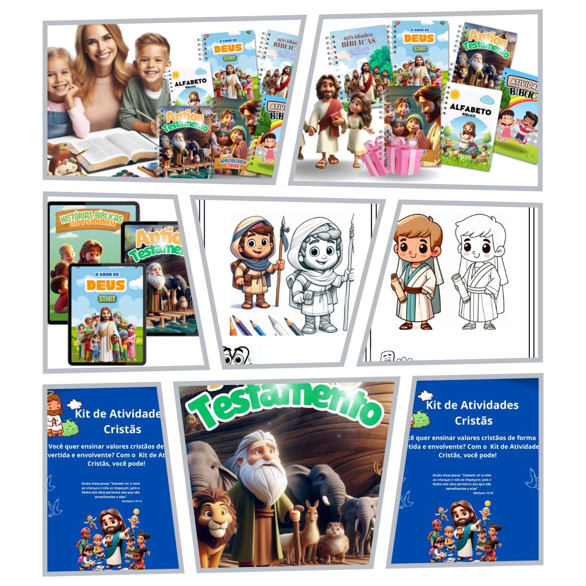 950 ATIVIDADES BIBLICAS INFANTIL - Foto 1