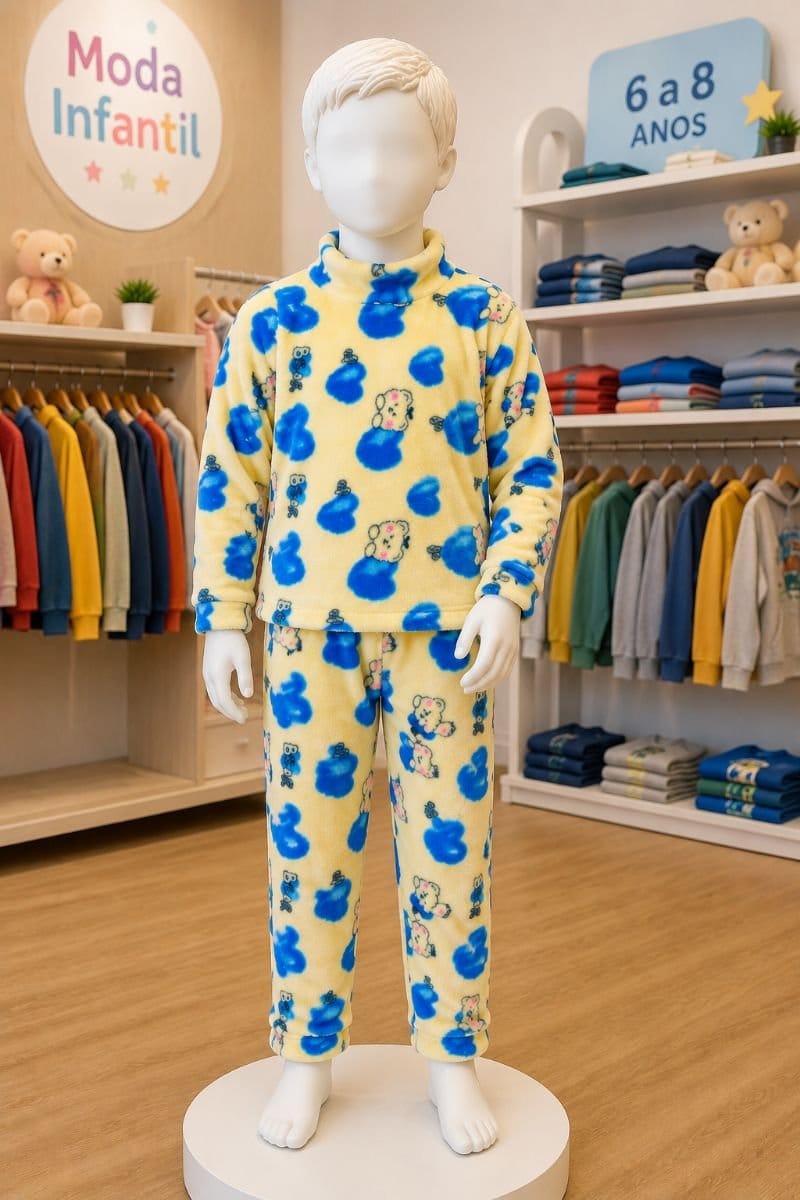 Pijama infantil/fleece - Foto 1