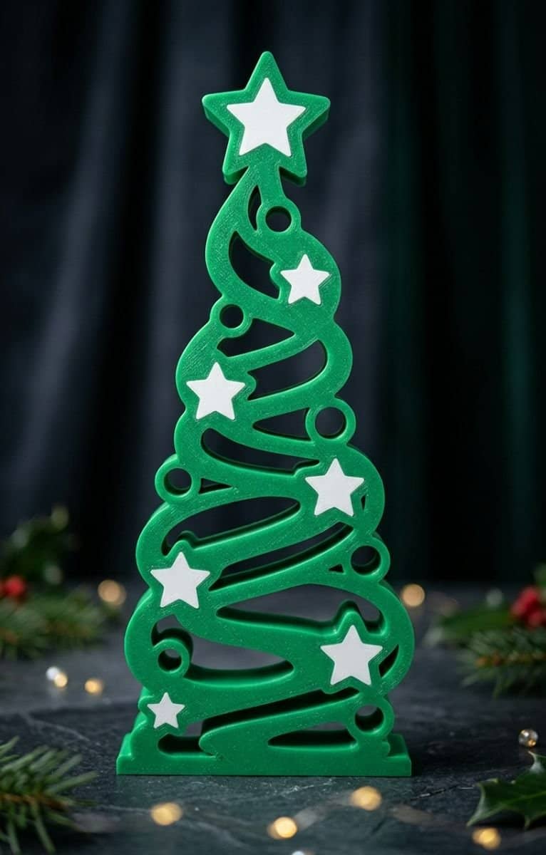 Trio Natalício "Magia das Estrelas": Árvores Decorativas Modernas