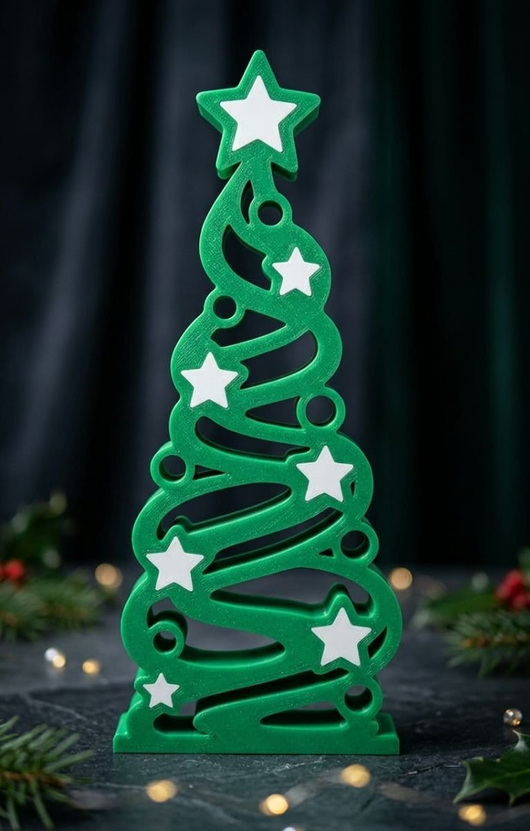 Trio Natalício "Magia das Estrelas": Árvores Decorativas Modernas - Foto 1