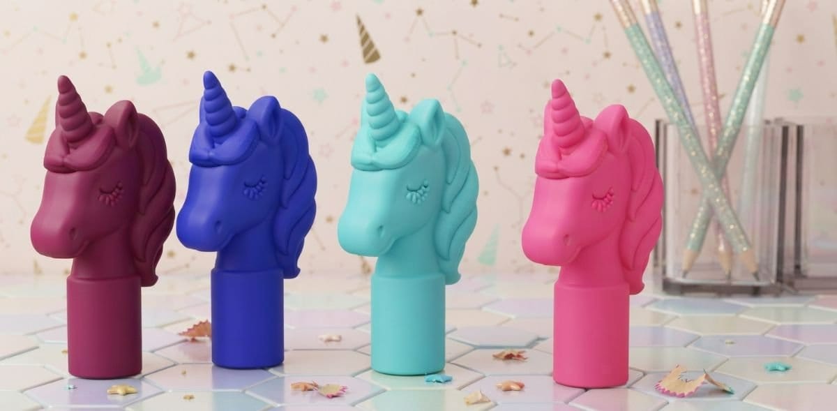 Kit ponteira de lápis Unicorne - Foto 1