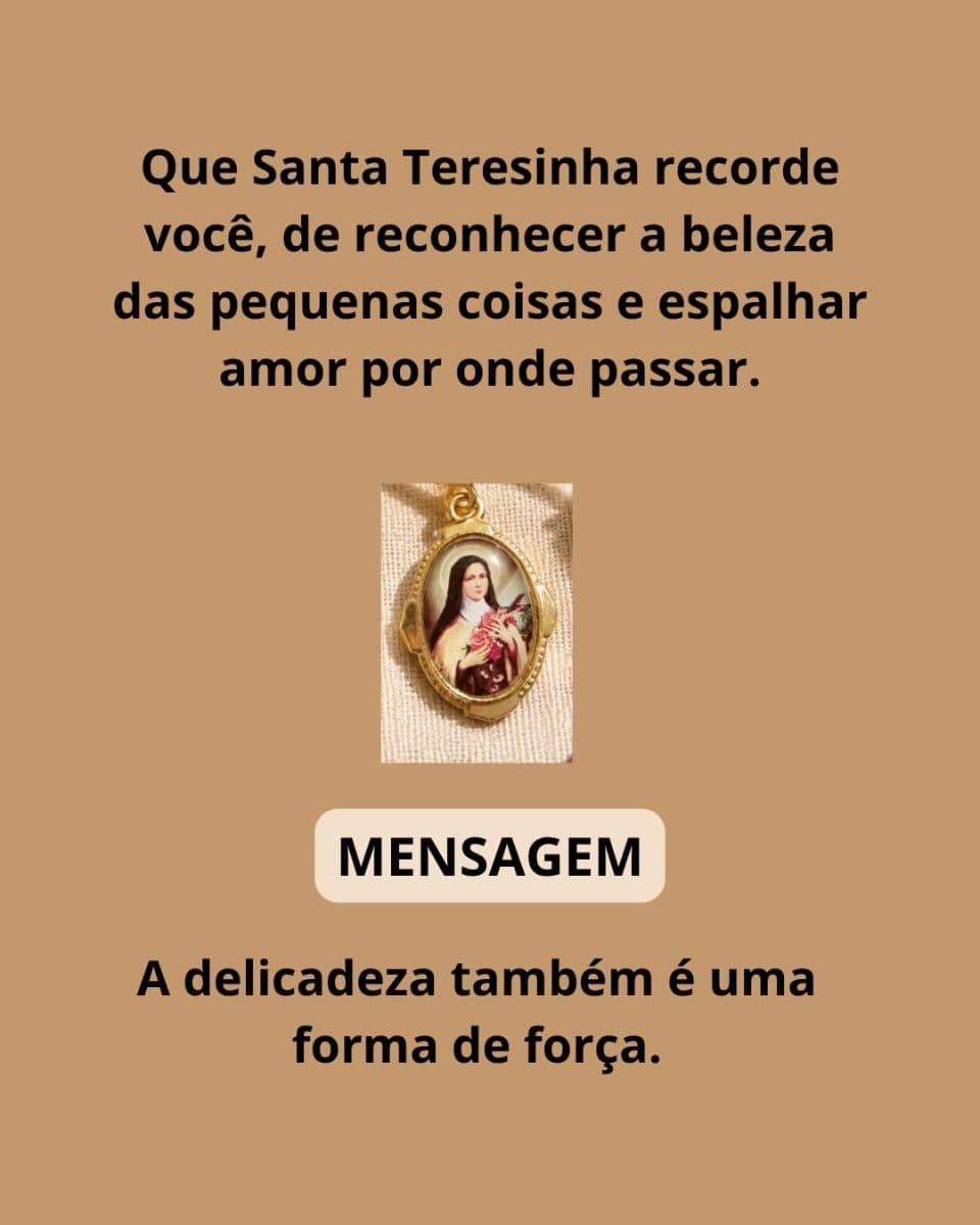 Bandana SANTA TEREZINHA ( KIT PEQUENOS MILAGRES ) - Foto 5