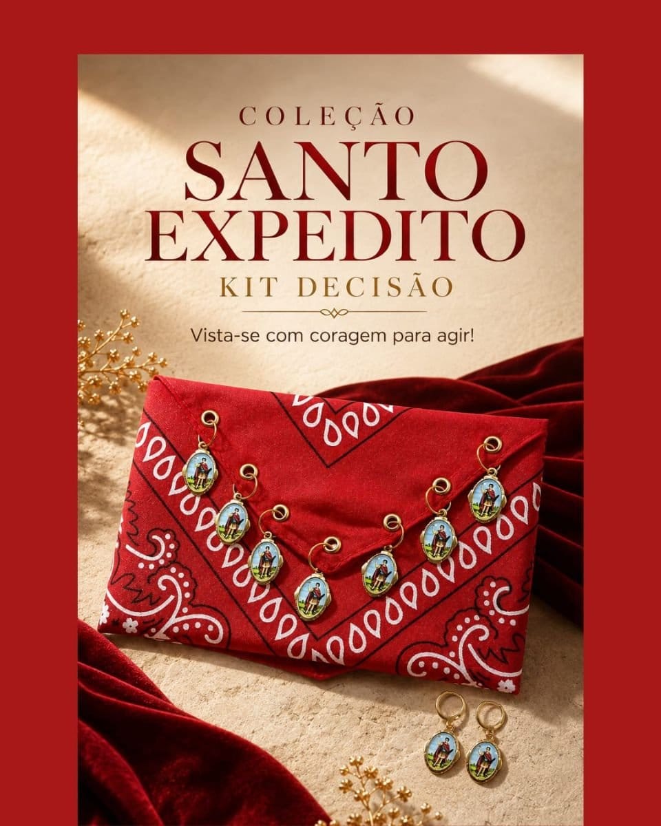 Bandana SANTO EXPEDITO ( KIT DECISÃO ) - Foto 4
