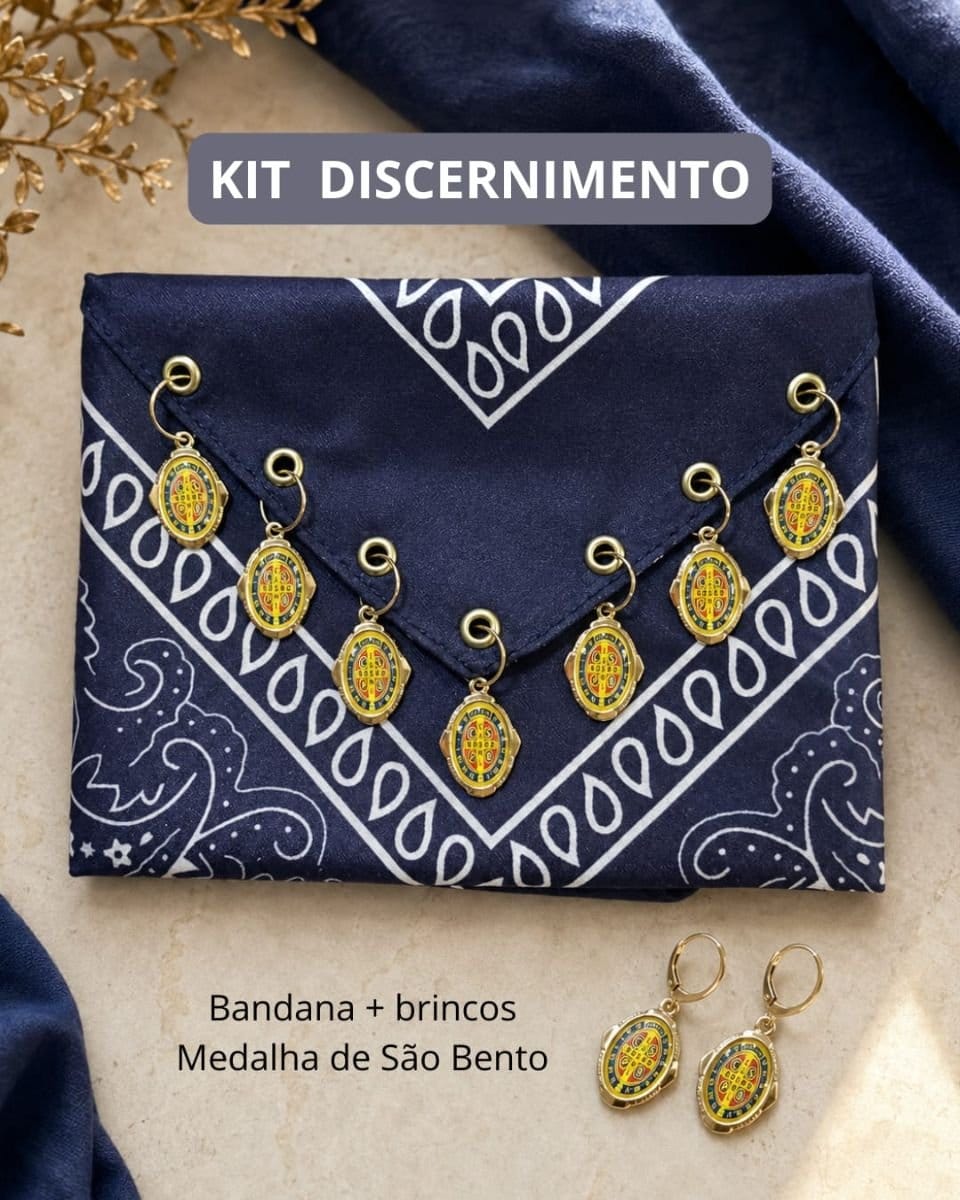 Bandana SÃO BENTO ( KIT DISCERNIMENYO ) - Foto 2