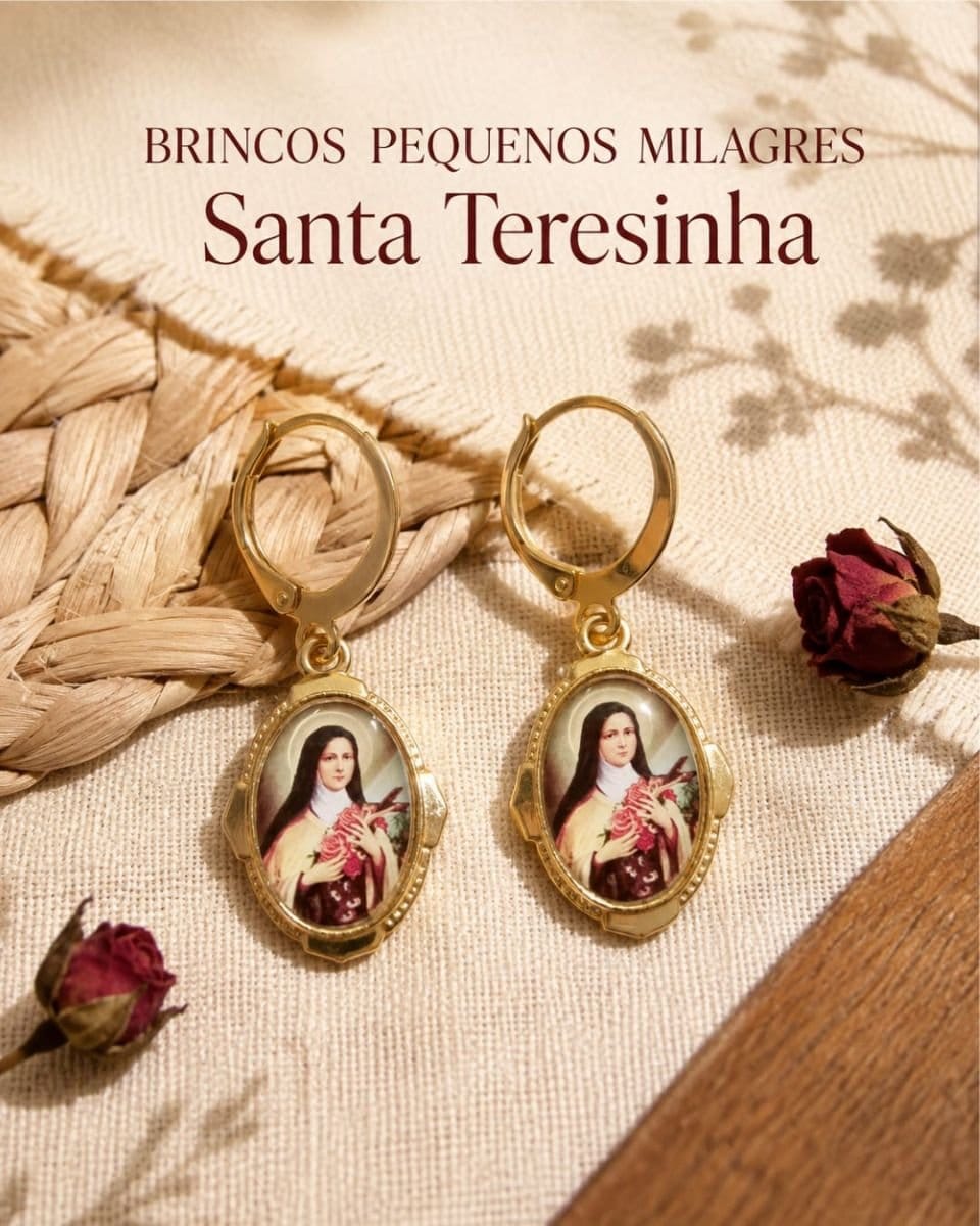 Bandana SANTA TEREZINHA ( KIT PEQUENOS MILAGRES ) - Foto 3