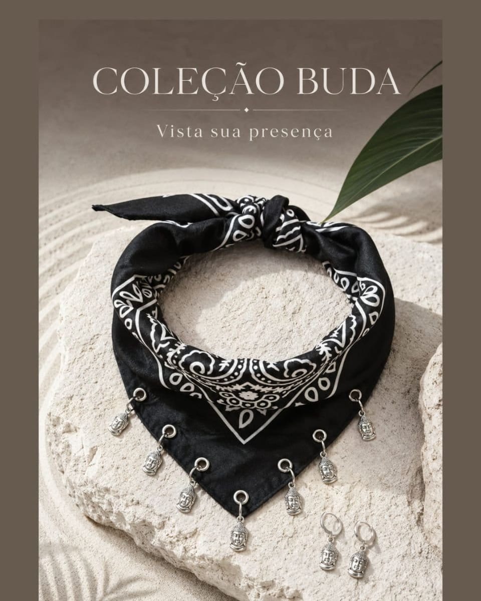 Bandana BUDA ( KIT CONSCIÊNCIA ) - Foto 4
