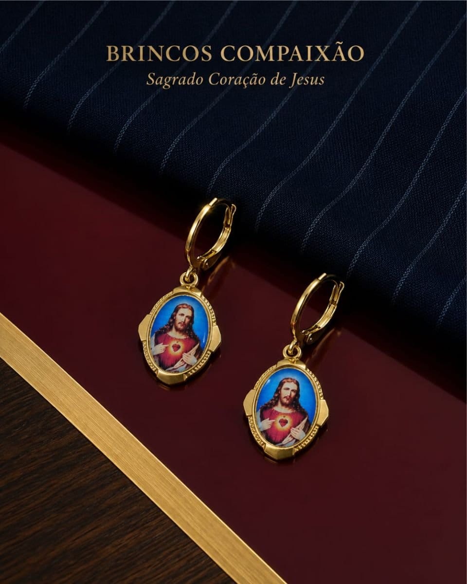 Bandana SAGRADO CORAÇÃO DE JESUS ( KIT COMPAIXÃO ) - Foto 3