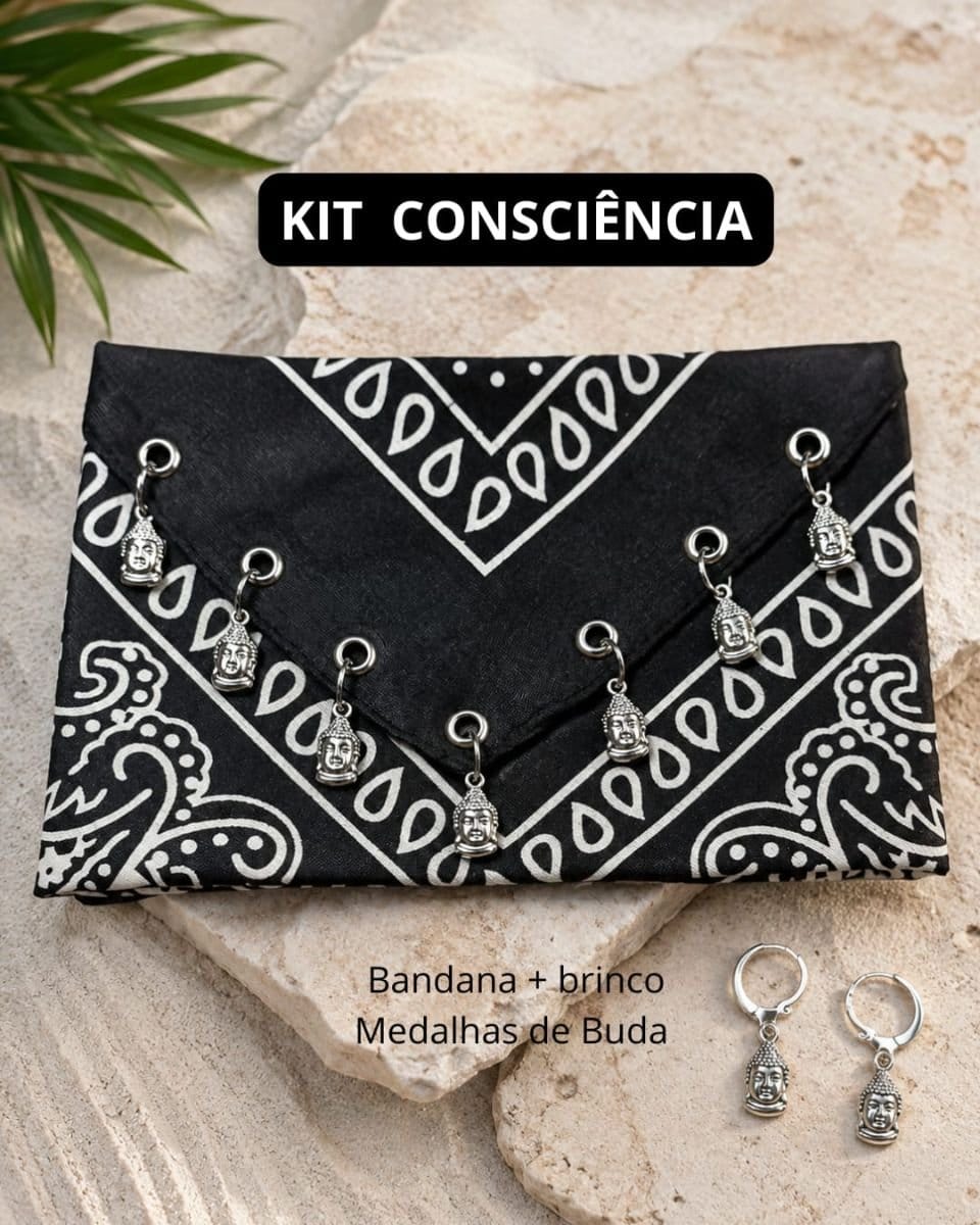 Bandana BUDA ( KIT CONSCIÊNCIA ) - Foto 2