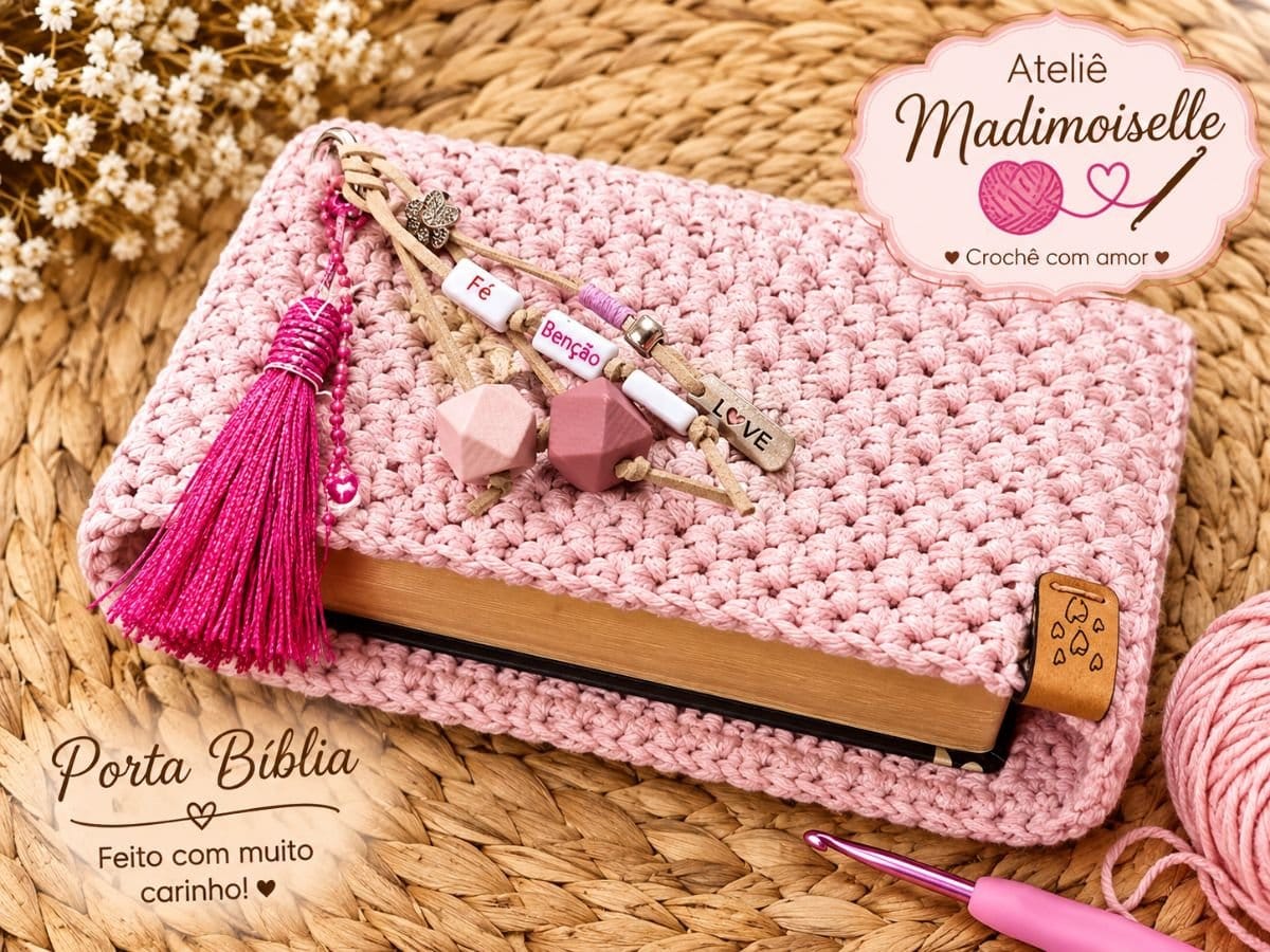 Porta Biblia/Livro com chaveiro. - Foto 3