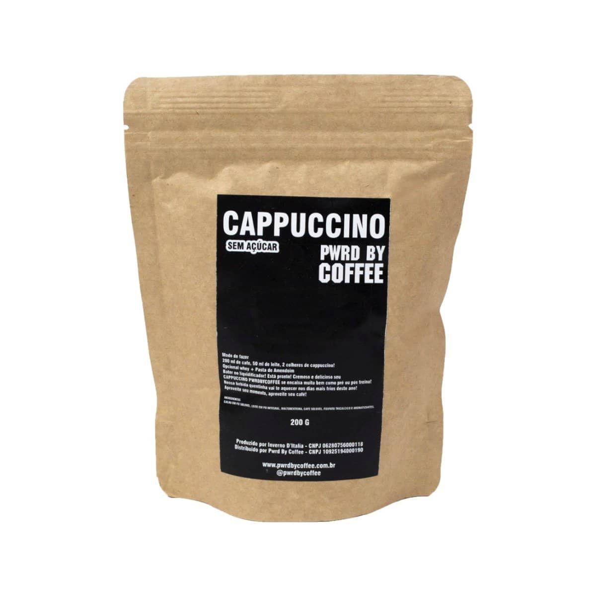 CAPPUCCINO PACOTE S/AÇUCAR 200G