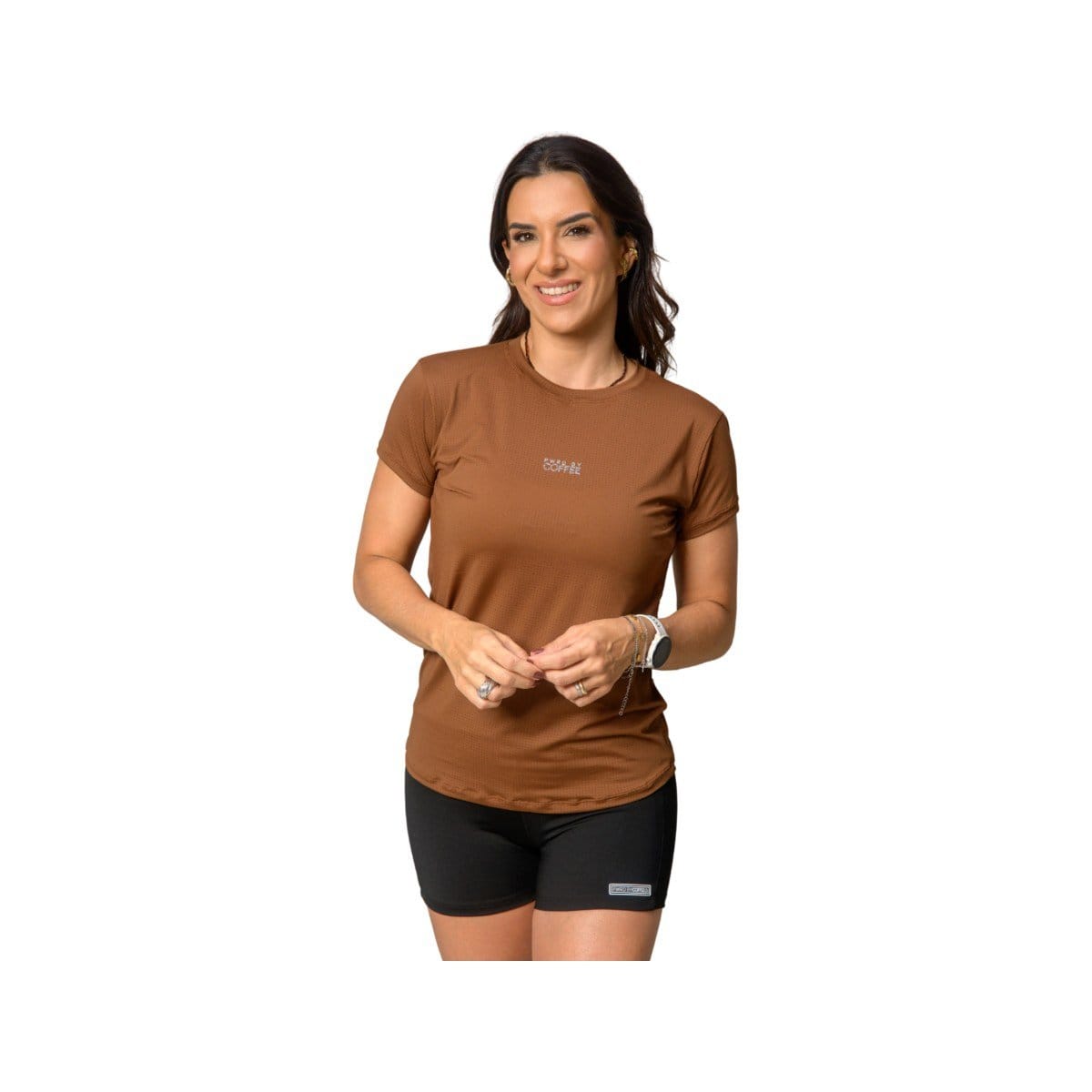 CAMISETA BABYLOOK BROWNIE C/PRATA - Foto 2