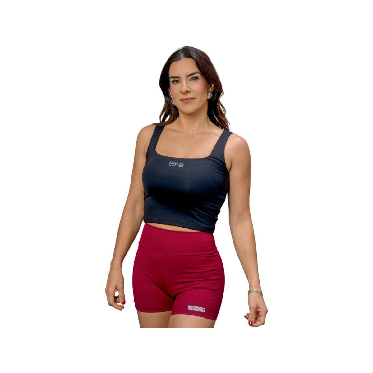 CROPPED DECOTE QUADRADO PRETO - Foto 1
