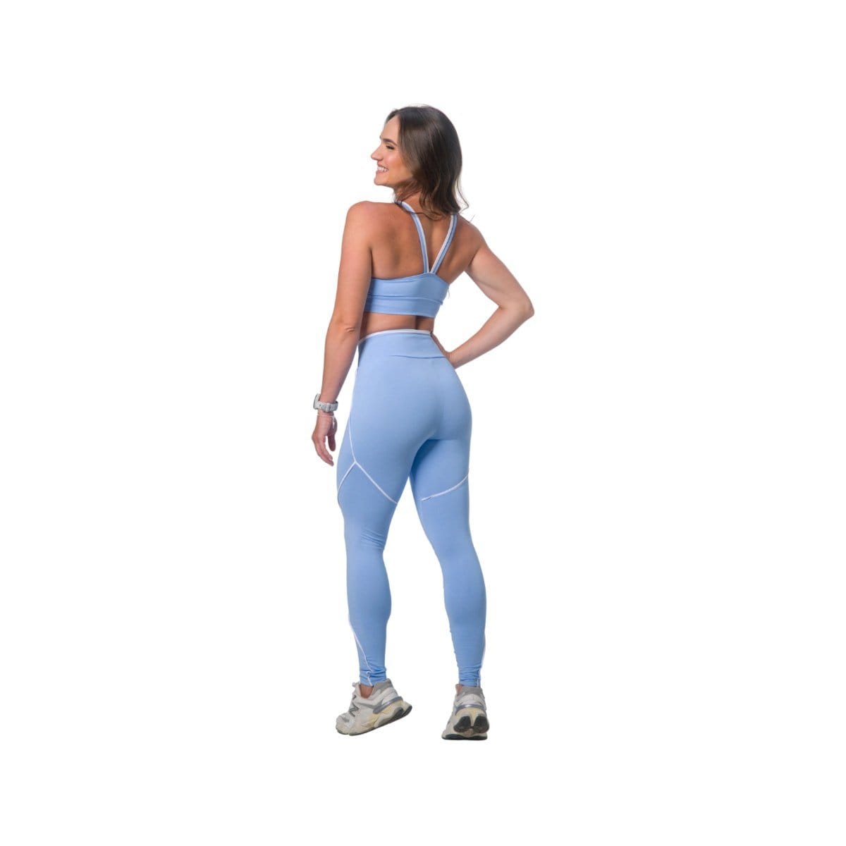 LEGGING C/ VIÉS AZUL SERENITY - Foto 4
