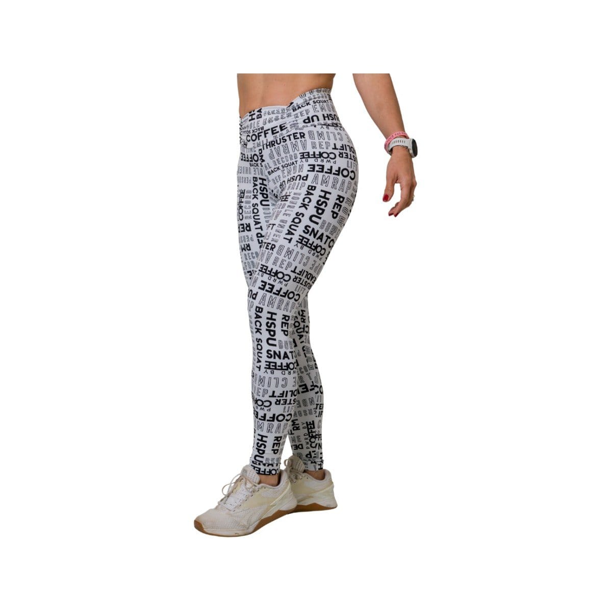 LEGGING CÓS DRAPEADA BRANCA WORKOUT - Foto 1
