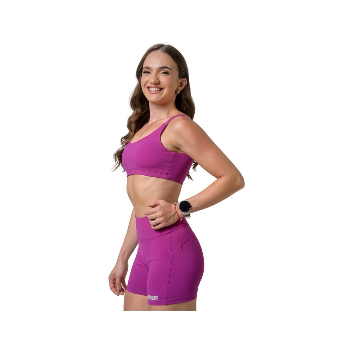 SHORTS EMPINA BUMBUM ROXO UVA - Foto 3