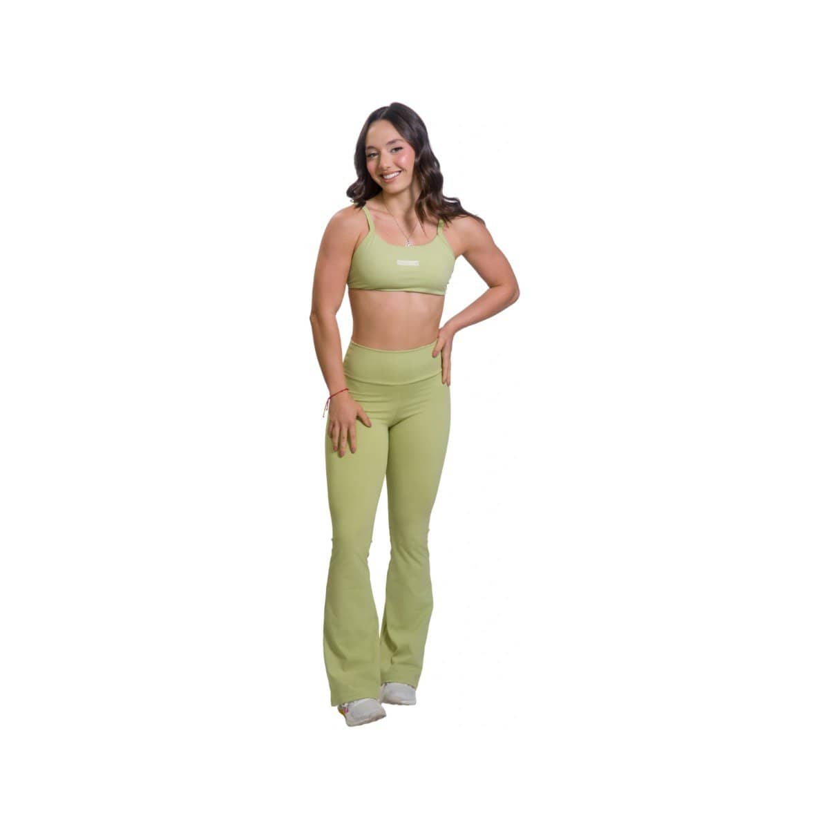 LEGGING FLARE PISTACHE