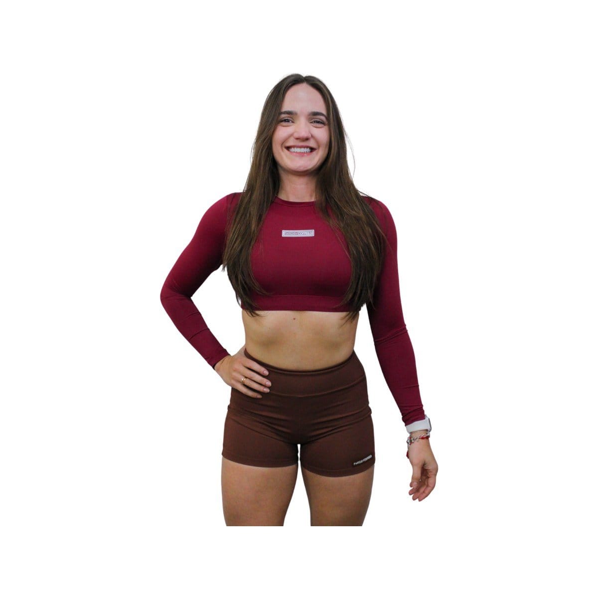 CROPPED MANGA LONGA ROUGE - Foto 2