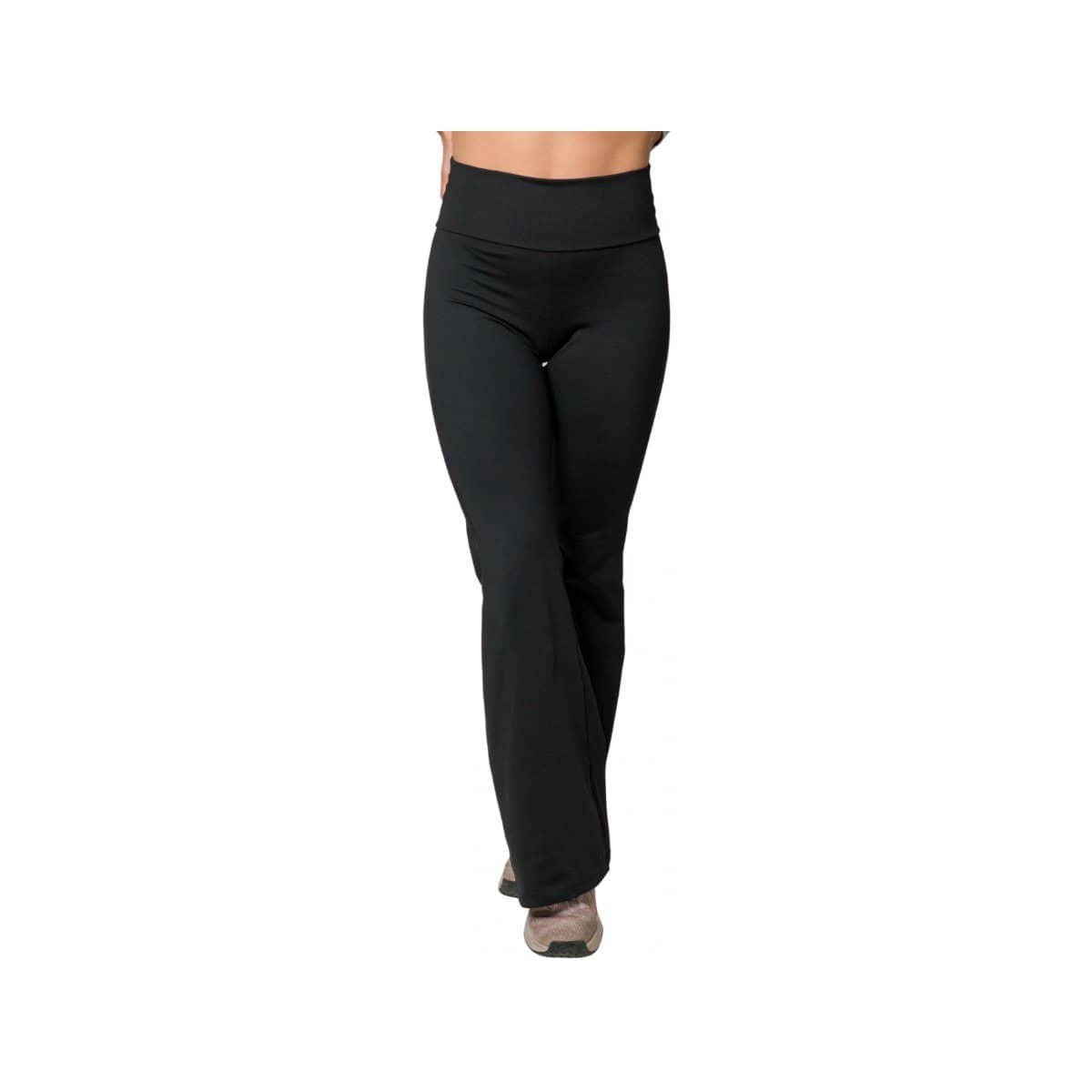 LEGGING FLARE BLACKOUT PRETA